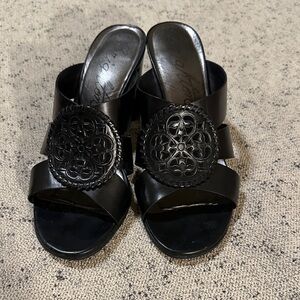 Brighton Romana-Ferrara Black Women's Sandals